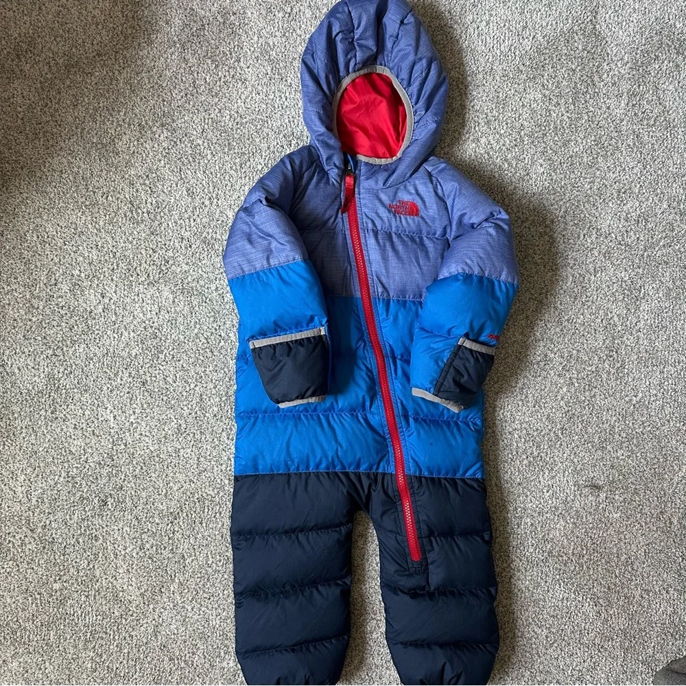 The North Face Lil' Snuggler Down Snowsuit - Picture 2 of 6